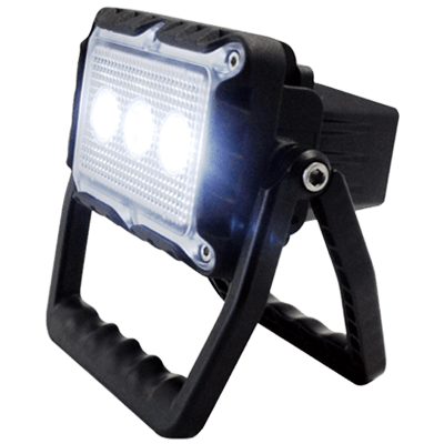 ミニ充電式LED灯光器・3段階切替スイッチ・防雨型/屋外・屋内用 (底部強力マグネット付/ミニ充電式サンダービーム) JGS1-140-株式会社JGサービス