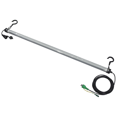 LEDパイプライト (防雨型・100V/200V兼用・φ50フック2個付)-株式会社JGサービス