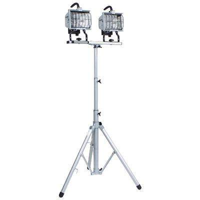 大型照明器具 500Wハロゲンライト2灯式 (スタンダード三脚仕様) JGS1-214-株式会社JGサービス