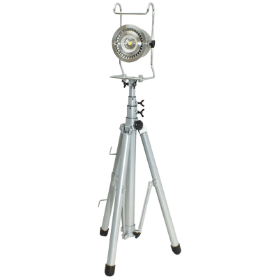 大型照明器具 充電式LEDライト (屋外型・三脚・100/200V兼用ACアダプター付属)-株式会社JGサービス