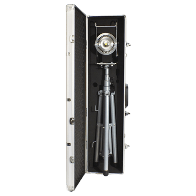 大型照明器具 充電式LEDライト (屋外型・三脚・専用ケース・ACアダプター付属/BAT-H10L-BE-BOX) JGS1-219-株式会社JGサービス