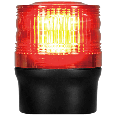 モータレス超高輝度LED回転灯・φ90×高さ122mm (ニコトーチ・DC48Vプラグ付・底部強力マグネット付)-株式会社JGサービス