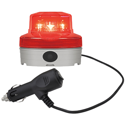 シガープラグ式高輝度LED回転灯・DC12V-24V・回転・点滅 (ニコUFOmight・スイッチ付・手動式)-株式会社JGサービス