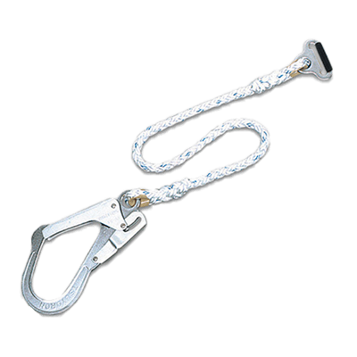 補助ロープ-胴ベルト型取替用 2丁掛け補助ランヤードロープ式