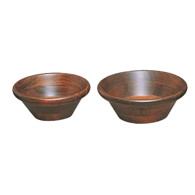 洋食器 サラダボールSB型 ブラウン ラバーウッド SB-125BD-株式会社テンポスドットコム