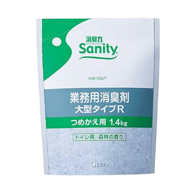 トイレ用品 業務用消臭剤 サニティー大型タイプR 詰替用 トイレ用森林の香り-株式会社テンポスドットコム