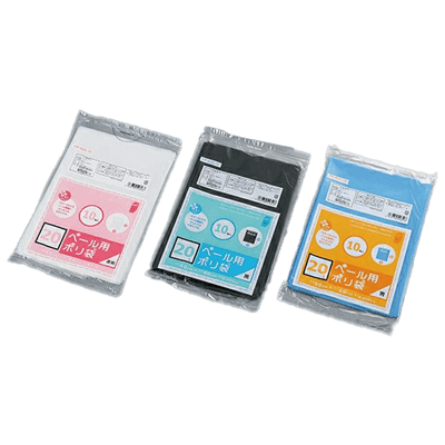 ゴミ袋 プラスプラス 20Lペール用 透明 PP-N20-10-株式会社越路商会