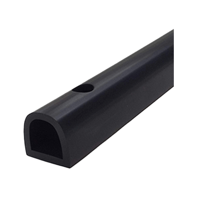 置くだけの車止めで駐車をもっと安全に 成型ゴム カーストップW穴付 CSG50-330W-和気産業株式会社