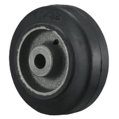 車輪 33 鋳物ホイールゴム車輪 (ベアリングなし)-株式会社宮川公製作所