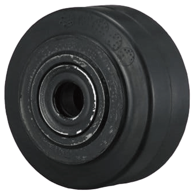 車輪 44 重量用幅広ゴム車輪 (ベアリング入)-株式会社宮川公製作所