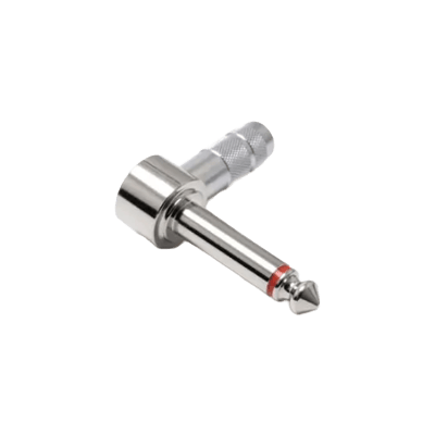 1/4フォーンプラグ L型6.3mmモノラルフォンプラグ P-6.3L (穴径6.0mm)-株式会社小柳出電気商会
