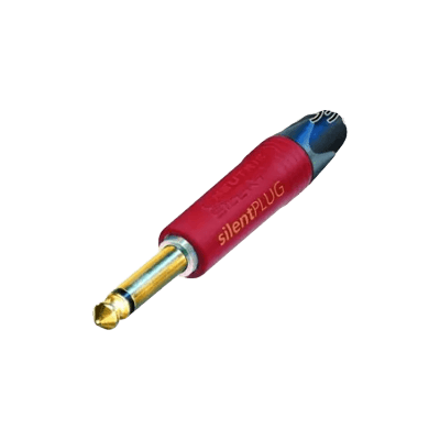 1/4フォーンプラグ 6.3mmモノラルフォンサイレントプラグ (金メッキ) NP2X-AU-SILENT-株式会社小柳出電気商会