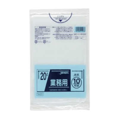 ゴミ袋 20リットル ジャパックス メタロセン配合強力ゴミ袋 TM23透明-合同会社矢野紙工