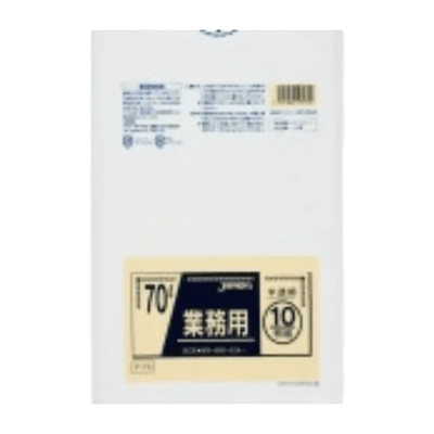 ゴミ袋 70リットル ジャパックス スタンダードゴミ袋 厚口 P-74 半透明-合同会社矢野紙工