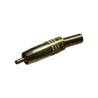 防犯カメラ・監視カメラ用RCAコネクター (金色・金メッキ・ハンダ接続) CT-A036-セキュテック株式会社