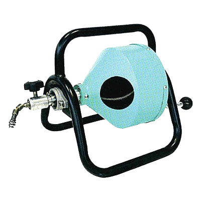 排水管清掃機 軽量でコンパクトなボディがあなたの新しいパートナー 小型ワイヤー清掃器 フレキシロッダーコンパクト FRC-神田機工株式会社
