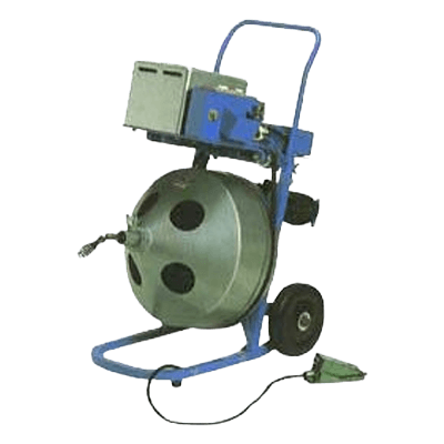 ワイヤー式排水管清掃機器 電動フレキシロッダー PTW-神田機工株式会社