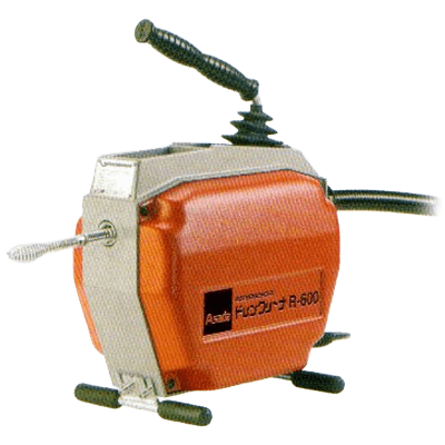 排水管清掃機 ドレンクリーナ R-600 (Ф16mmワイヤ仕様) R72601-神田機工株式会社