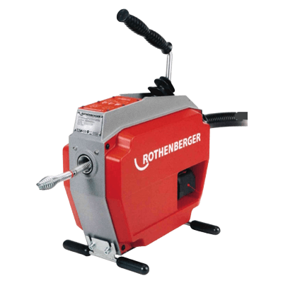 充電式排水管清掃機 ドレンクリーナ R600E φ22mmワイヤ仕様 R72605-神田機工株式会社