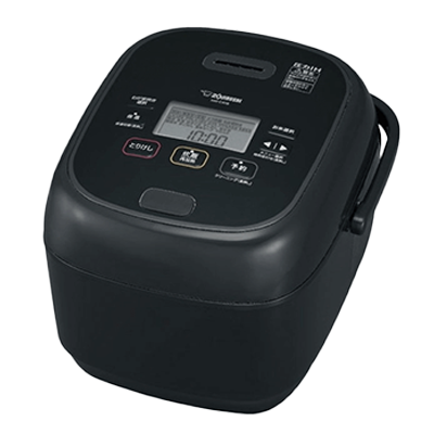 ブラック 鉄器コート黒まる厚釜 圧力IH炊飯ジャー 極め炊き NW-CA18-BA-ユアサプライムス株式会社