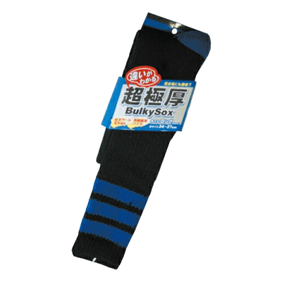 超極厚バルキーソックス ロング 8551-TRYS株式会社