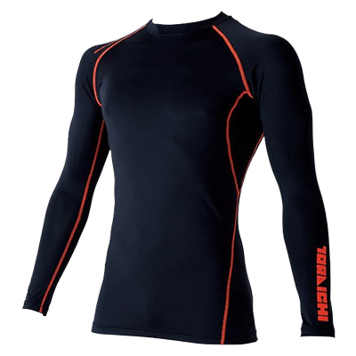 長袖クルーネックTシャツ 7996-617 27_オレンジ 3L-TRYS株式会社