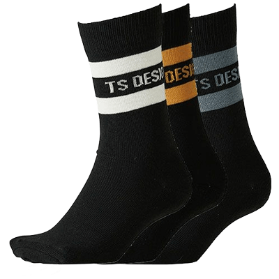 3PAIRS SOCKS (3色1セット)-TRYS株式会社