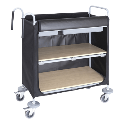 病棟・看護 ランドリーカート コンパクト型メイドワゴン IR-1-松吉医科器械株式会社
