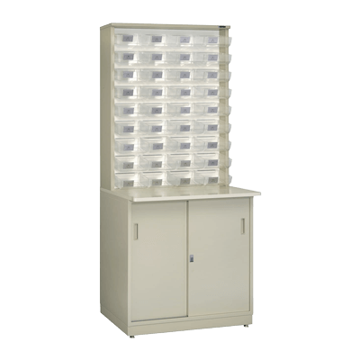 薬剤管理 キャビネット (薬品) ライトビン LB－409-松吉医科器械株式会社