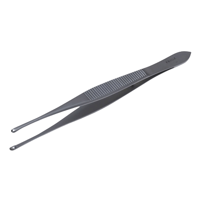 鋼製器具 鑷子 鋭匙ピンセット A502-0110 (13CM)-松吉医科器械株式会社