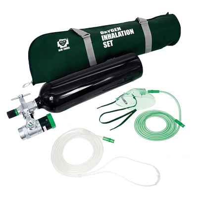 救急・災害備品 蘇生資器材 携帯用酸素吸入器 (デラックスタイプ) OX-200DX (サンソナシ)-松吉医科器械株式会社