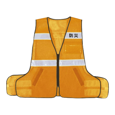 救急・災害備品 避難環境備品 ベスト (防災用) パトロールベストネオ (差替式)-松吉医科器械株式会社