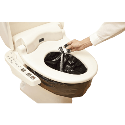 救急・災害備品 避難環境備品 簡易トイレ (災害用) 100回分 トイレ凝固剤 52660 (100フクロイリ)-松吉医科器械株式会社