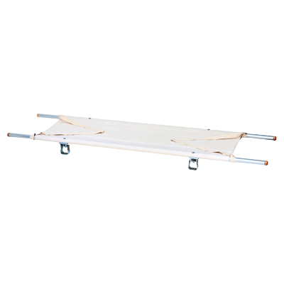 救急・災害備品 搬送用資器材 担架 (折りたたみ) 二ツ折担架 (腕伸縮式)-松吉医科器械株式会社
