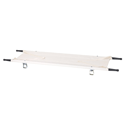 救急・災害備品 搬送用資器材 担架 (折りたたみ) 二ツ折担架 (腕固定式)-松吉医科器械株式会社