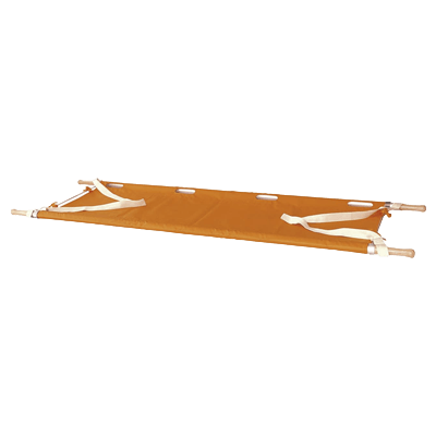 救急・災害備品 搬送用資器材 担架 (折りたたみ) カラー担架 (布担架兼用)-松吉医科器械株式会社