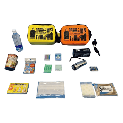救急・災害備品 避難用品 非常用備蓄品セット 帰宅支援セット 帰るポーチ-松吉医科器械株式会社