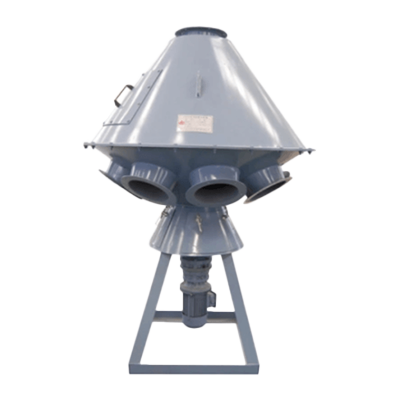 運搬装置 家禽飼料工場はロータリーディストリビューターを使用しました TFPX6-Xinxiang Hexie Feed Machinery Manufacturing Co.Ltd.