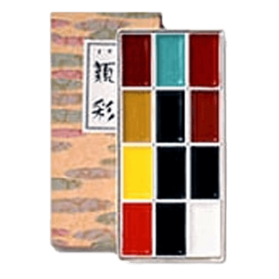 吉祥顔彩 12色 並製-協和貿易株式会社