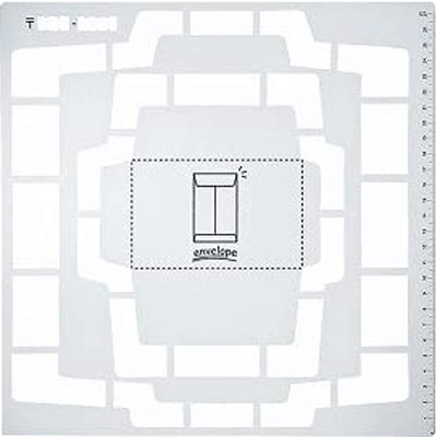 一筆箋・便箋 手作り封筒テンプレート (長形) SBTP12-20-協和貿易株式会社