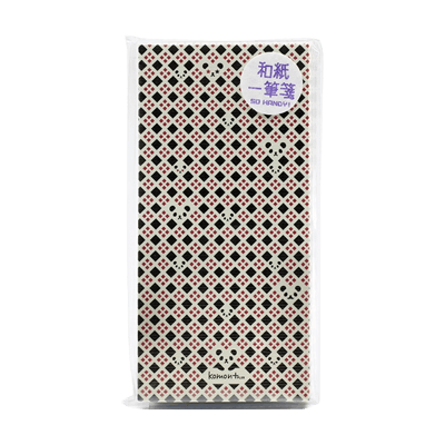 和紙一筆箋Komon+ パンダ格子-協和貿易株式会社