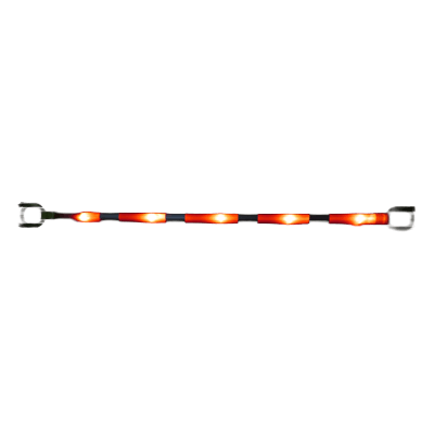 標示用品・先端部 ソーラーLEDコーンバー・赤点滅/銀再帰反射シート・10本セット JGD1-171-株式会社JGサービス