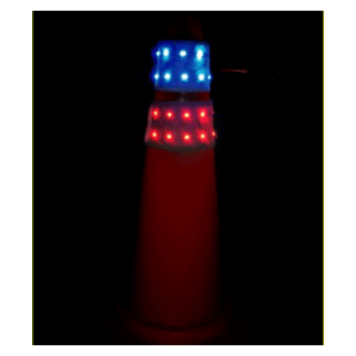 コーンカバー LED・幅92mm 三角-株式会社JGサービス