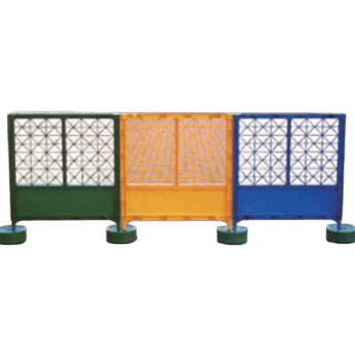 プラスチックフェンス 1,000mm (脚付/連結部材付属)-株式会社JGサービス