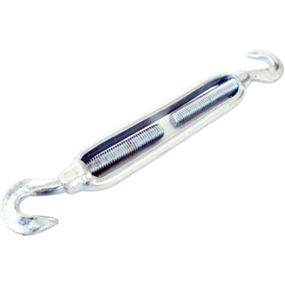 タンバックル・6.0分×長さ 405mm-630mm (ユニクロメッキ/5本セット) JGC9-013-株式会社JGサービス