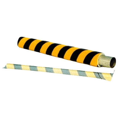 単管キャップ・クランプカバー等 足場クッション・黄黒 JGN3-076-株式会社JGサービス