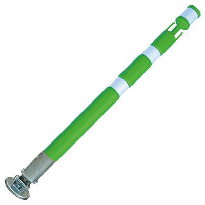 鉄板スタンド・グリーン白・800mm (白反射/強力マグネット・フック付/パッチン) 樹脂製 プラスチック JG10-002-株式会社JGサービス