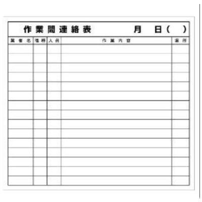 黒板・ホワイトボード等 作業間連絡表マグネット JGM3-366-株式会社JGサービス
