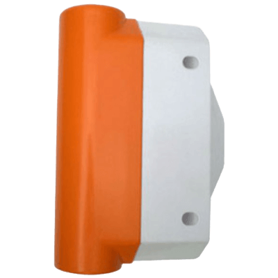 樹脂製縁石 ガードレールカバー/2穴・イエロー 緩衝材 JG1-030-株式会社JGサービス