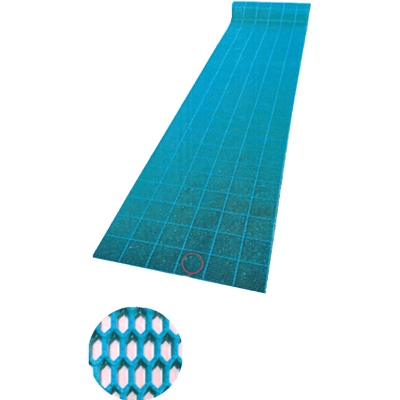 歩行者用・B山 透水マット・厚み3mm×幅900mm×長さ10m (無地・スケル) 樹脂 JGP-295-株式会社JGサービス